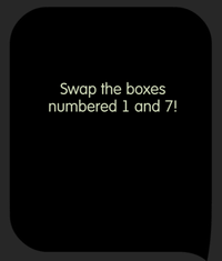 Tricky Test Swap 2 boxes to make the sum of numbers the same in every row
